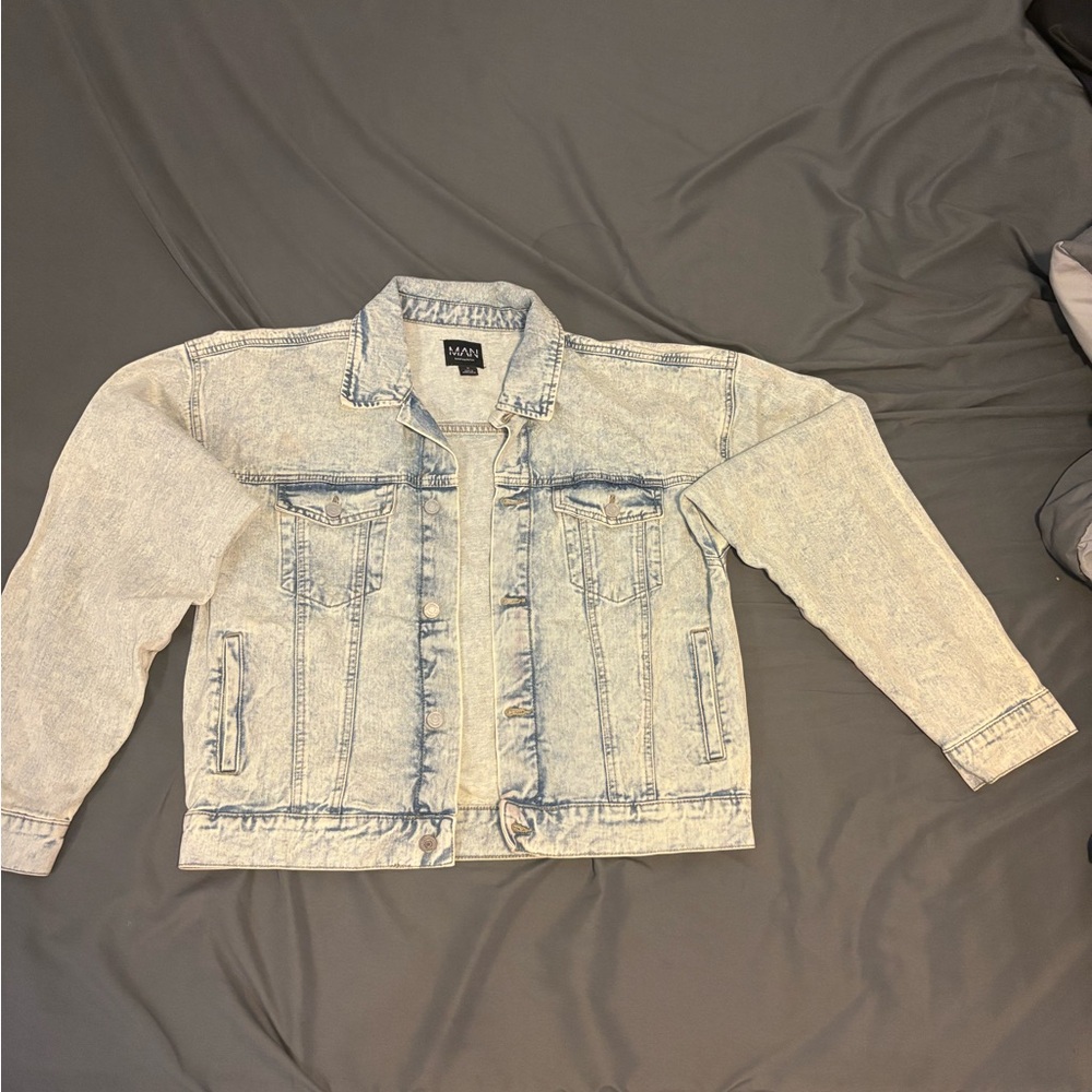 Zara Faded Blue Denim Jacket